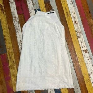 Y2K vintage White House Black market white Boho dress